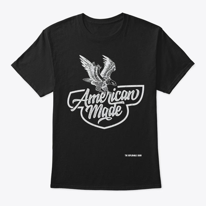 American Made White Logo